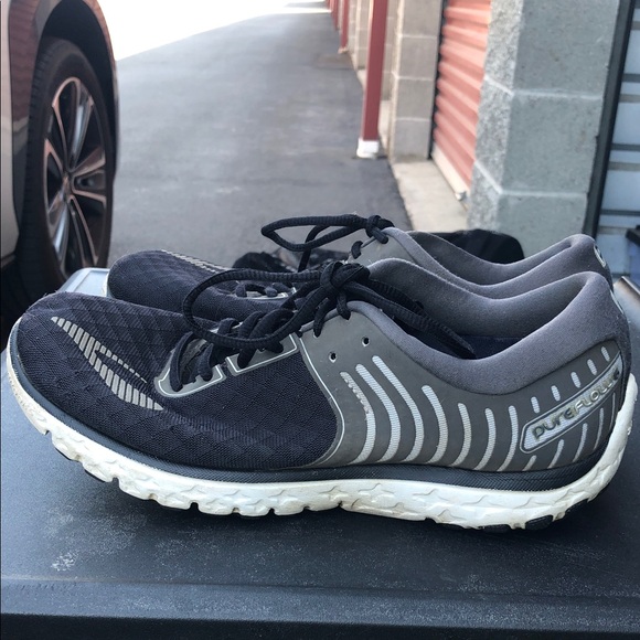 Brooks Pureflow 6 Women’s Black and Gray Running Sneakers Size 9.5B - Picture 1 of 16